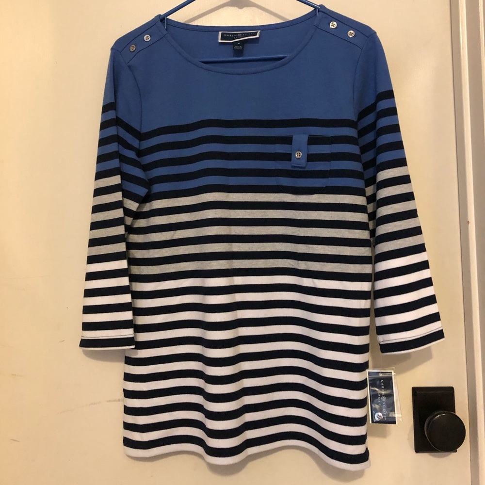NWT Karen Scott Top
